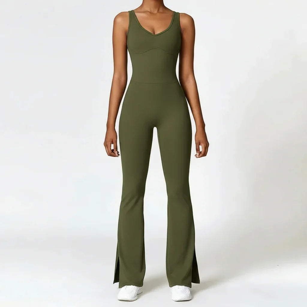 Yoga Jumpsuits Women Flared Pants Rompers Fitness Sets Gym Overalls Clothing Workout Outfits Sport Suits Femme Mono Mujer eprolo
